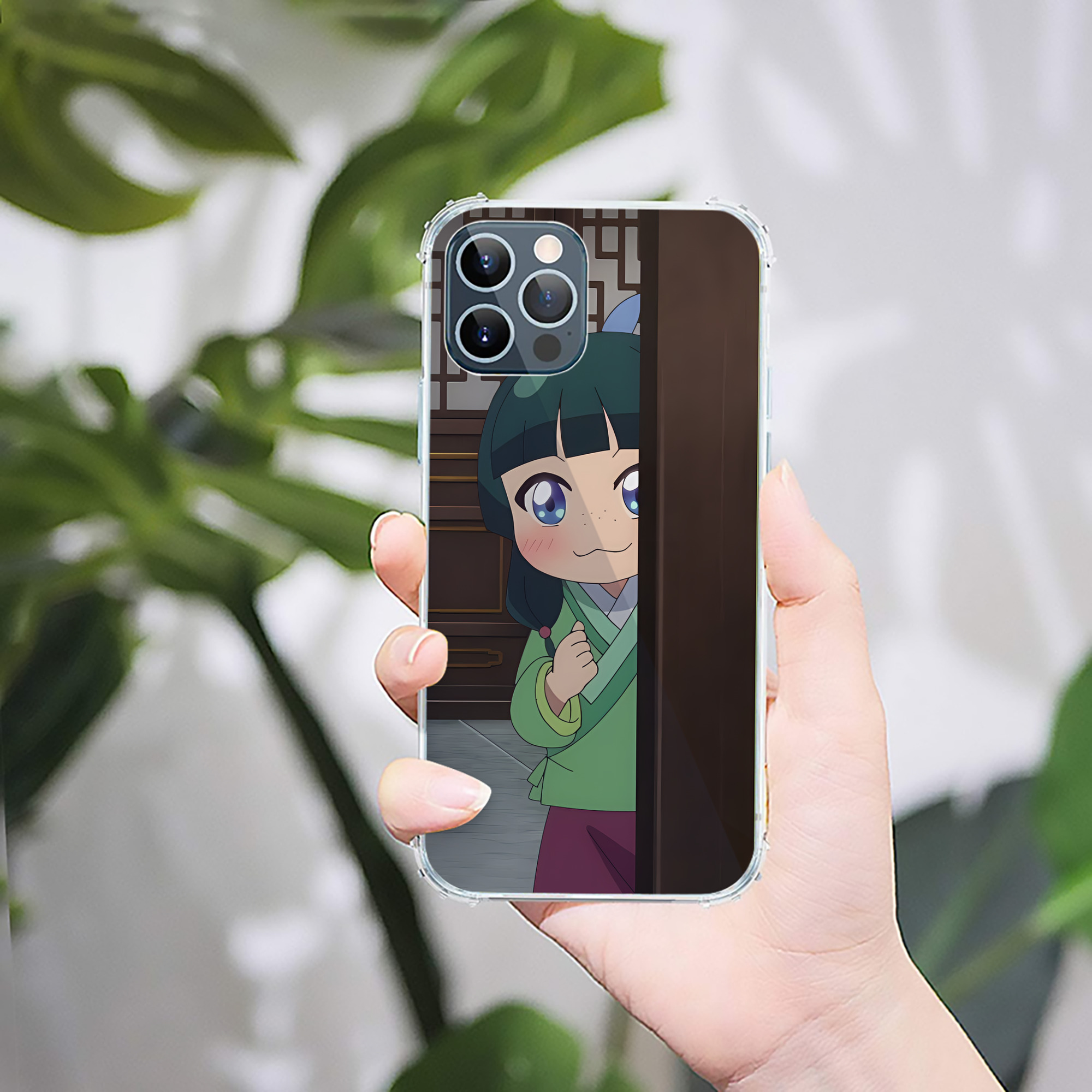 （画像用） 薬屋のひとりごと The Apothecary Diaries 【iPhone 12シリーズ対応】透明スマホケース（クリアソフトケース）